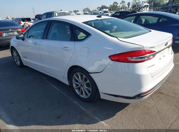 3FA6P0LU3HR218018 2017 FORD FUSION HYBRID White Հետևի ձախ