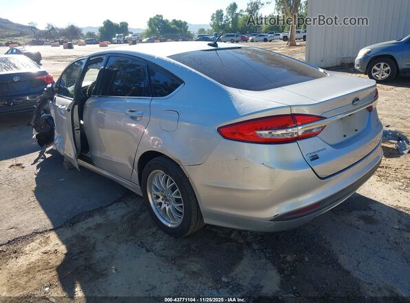 3FA6P0LU3HR344217 2017 FORD FUSION HYBRID Серебряный Задняя левая четверть
