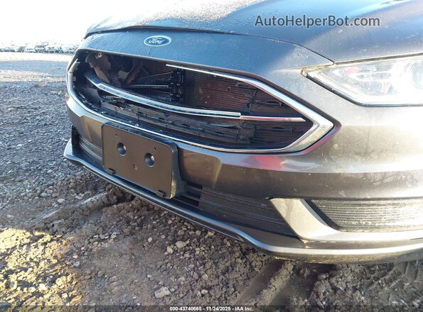 3FA6P0LU4JR184399 2018 FORD FUSION HYBRID Gray Вид спереду