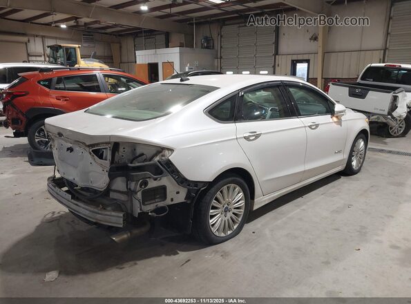 3FA6P0LU6GR139974 2016 FORD FUSION HYBRID White Tył prawy