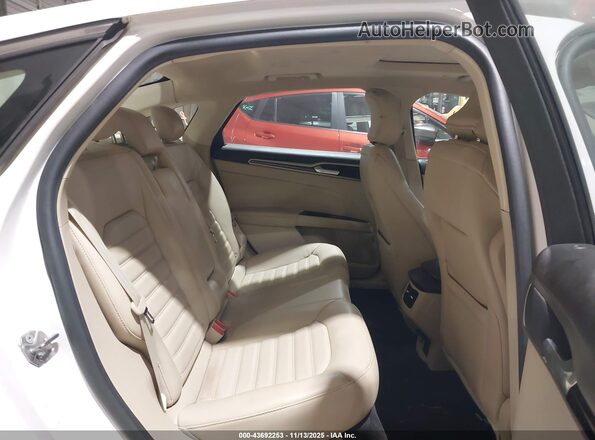 3FA6P0LU6GR139974 2016 FORD FUSION HYBRID White Widok naklejki z numerem VIN