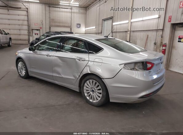 3FA6P0LU6GR333050 2016 FORD FUSION HYBRID Silver Tył lewy