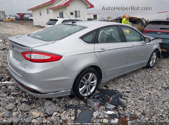 3FA6P0LU7GR350892 2016 FORD FUSION HYBRID Silver Tył prawy