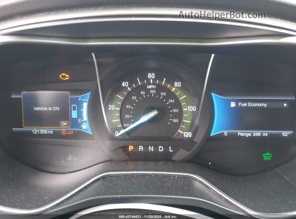 3FA6P0LU7HR286208 2017 FORD FUSION HYBRID Gray Widok tylnych siedzeń