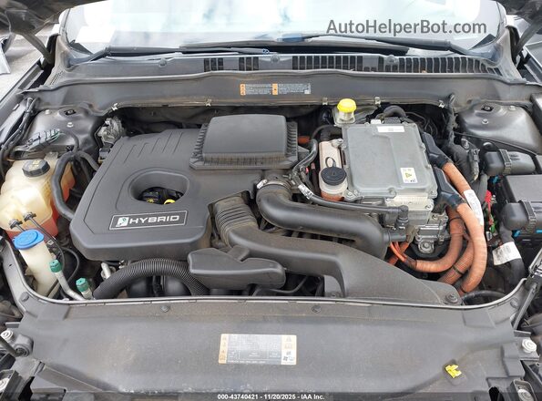 3FA6P0LU7HR286208 2017 FORD FUSION HYBRID Gray Widok z tyłu