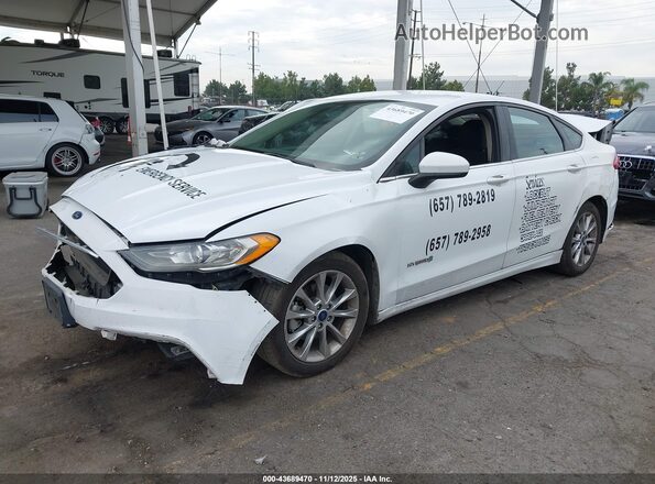 3FA6P0LUXHR306922 2017 FORD FUSION HYBRID White Передня ліва чверть