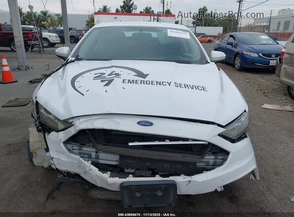 3FA6P0LUXHR306922 2017 FORD FUSION HYBRID White Вид задньої частини салону