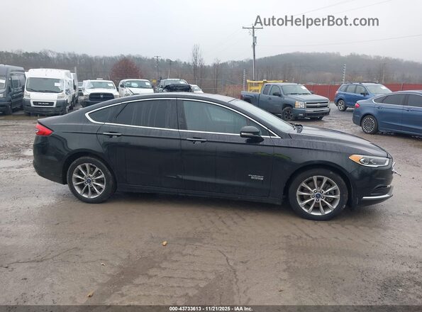 3FA6P0PU8JR176848 2018 FORD FUSION ENERGI Черный Вид задней части салона