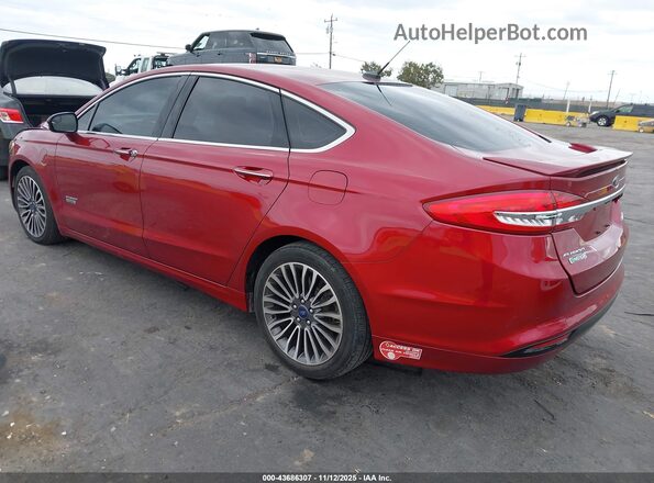 3FA6P0SU4HR284353 2017 FORD FUSION ENERGI Red 