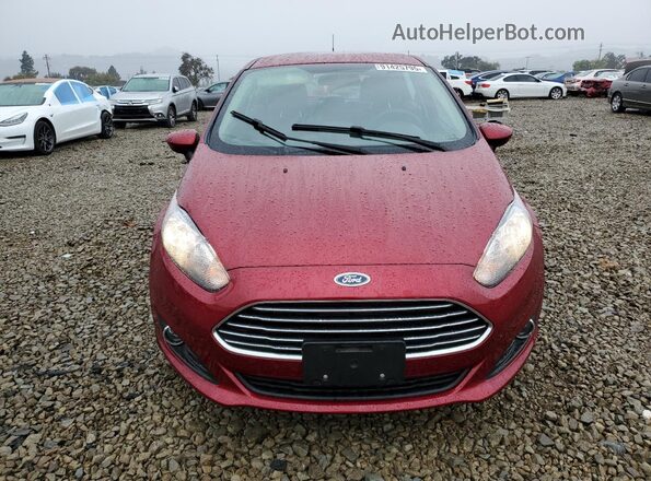 3FADP4EJ0HM153496 2017 FORD FIESTA Red Вид спереду