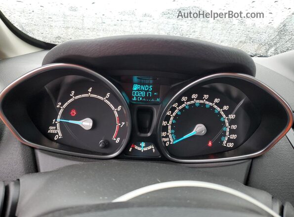 3FADP4EJ0HM153496 2017 FORD FIESTA Red Вид щитка приладів
