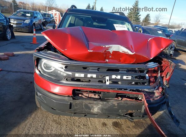 3FMCR9B68PRD07043 2023 FORD BRONCO SPORT Red Widok wnętrza z tyłu