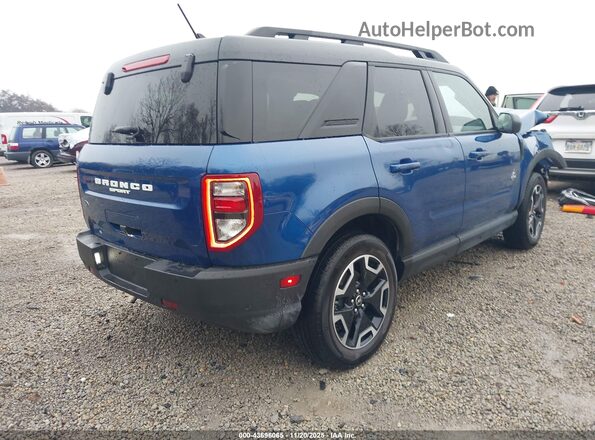 3FMCR9C69PRD27767 2023 FORD BRONCO SPORT Blue Задня права чверть