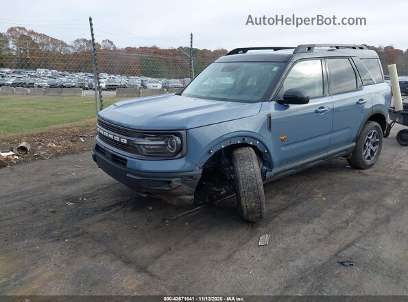 3FMCR9D91RRE89971 2024 FORD BRONCO SPORT Blue წინა მარცხენა ხედი სამი მეოთხედიდან