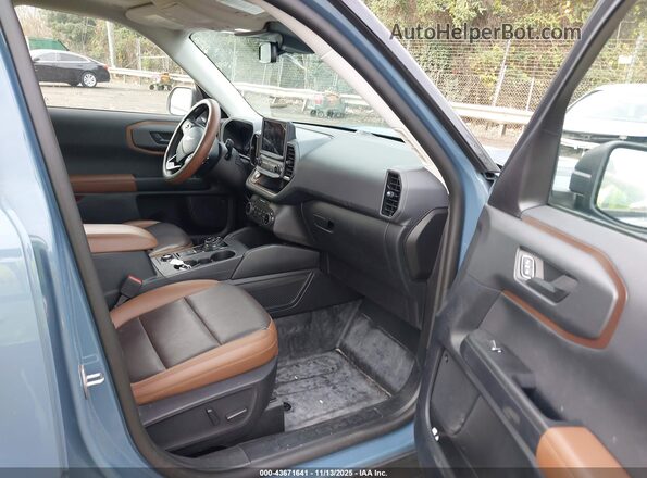 3FMCR9D91RRE89971 2024 FORD BRONCO SPORT Blue წინა სალონის ხედი