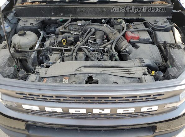 3FMCR9D94NRE20444 2022 FORD BRONCO Black Widok komory silnika