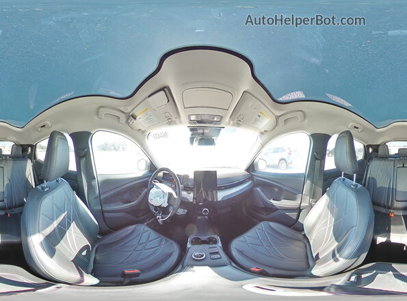 3FMTK2R71MMA01692 2021 FORD MUSTANG Gray Панорамний вид салону 360°