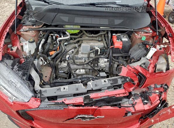 3FMTK3SU4MMA09257 2021 FORD MUSTANG MACH-E PREMI Red უკანა სალონის ხედი