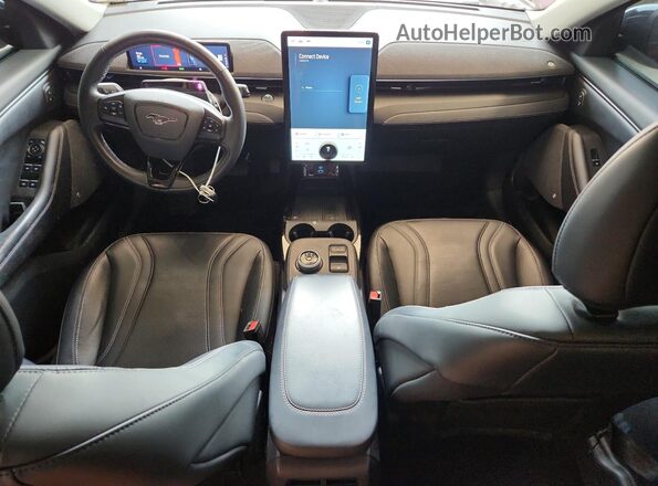 3FMTK3SU6MMA07266 2021 FORD MUSTANG MACH-E PREMI Red Vista del salpicadero