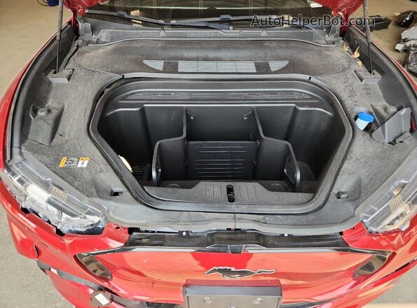 3FMTK3SU6MMA07266 2021 FORD MUSTANG MACH-E PREMI Red Vista interior trasera