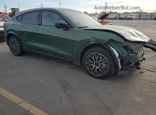 3FMTK3SUXRMA09531 2024 FORD MUSTANG MACH-E PREMI Зеленый Передняя правая четверть