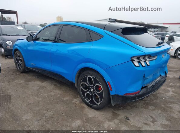 3FMTK4SE2NMA04817 2022 FORD MUSTANG MACH-E Blue Trasero izquierdo