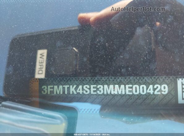 3FMTK4SE3MME00429 2021 FORD MUSTANG MACH-E Yellow 