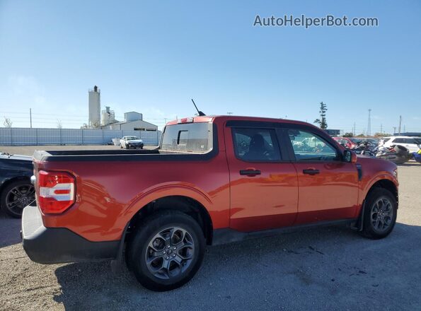 3FTTW8E39NRA28075 2022 FORD MAVERICK Красный Задняя правая четверть