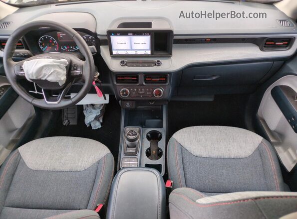 3FTTW8F96NRA71436 2022 FORD MAVERICK Зеленый Вид панели приборов