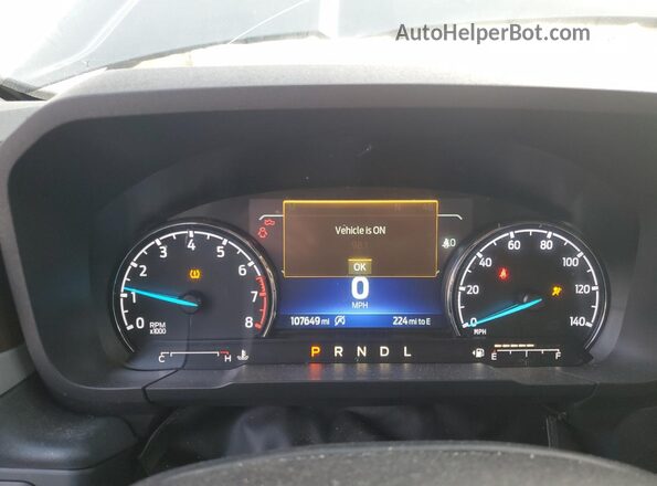 3FTTW8F97NRA58758 2022 FORD MAVERICK Бирюзовый Вид щитка приборов