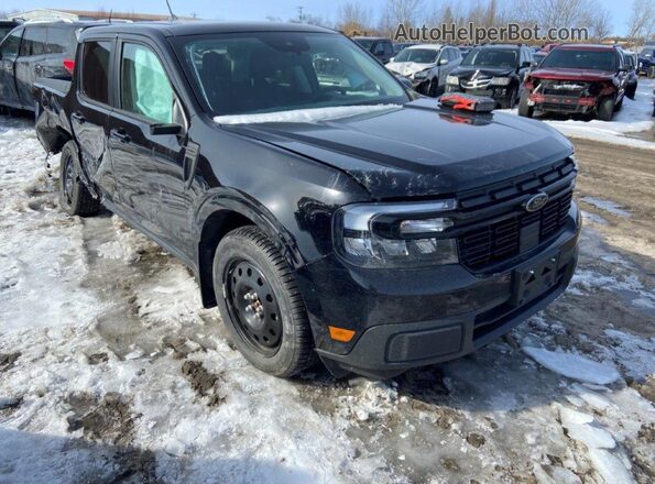 3FTTW8S95RRB79557 2024 FORD MAVERICK Черный Передняя правая четверть