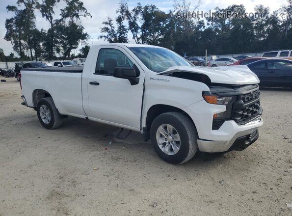 3GCNAAED8PG230508 2023 CHEVROLET SILVERADO Белый Передняя правая четверть