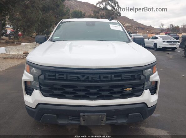 3GCNAAEK0PG357655 2023 CHEVROLET SILVERADO Белый Вид щитка приборов