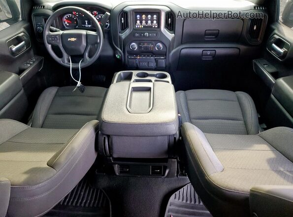 3GCPABEK4NG623982 2022 CHEVROLET SILVERADO Черный Вид панели приборов