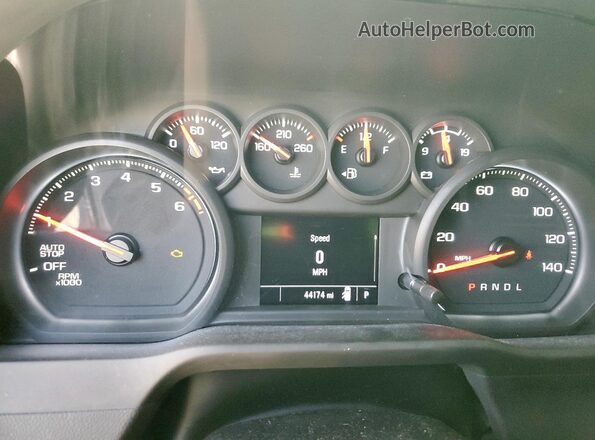 3GCPABEK4NG623982 2022 CHEVROLET SILVERADO Черный Вид щитка приборов