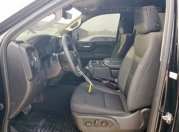 3GCPABEK4NG623982 2022 CHEVROLET SILVERADO Черный Вид салона спереди