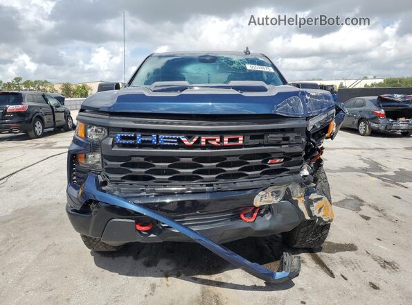 3GCPDCED7NG588174 2022 CHEVROLET SILVERADO Синий Вид спереди