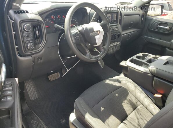 3GCPDCED7NG588174 2022 CHEVROLET SILVERADO Синий Вид панели приборов