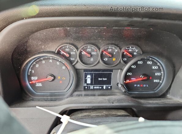 3GCPDCEK3NG610976 2022 CHEVROLET SILVERADO Silver Instrument cluster view