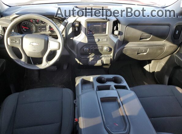 3GCPWBEK2MG298006 2021 CHEVROLET SILVERADO Red Вид панелі приладів