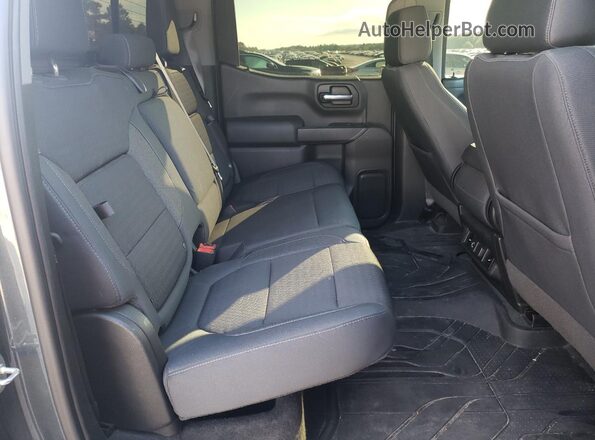 3GCPWCED2KG152869 2019 CHEVROLET SILVERADO Charcoal უკანა სავარძლების ხედი