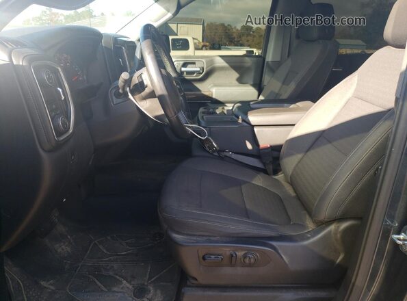 3GCPWCED2KG152869 2019 CHEVROLET SILVERADO Charcoal წინა სალონის ხედი