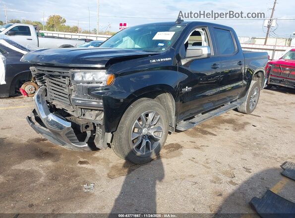 3GCPWCED6NG179240 2022 CHEVROLET SILVERADO Черный Передняя левая четверть