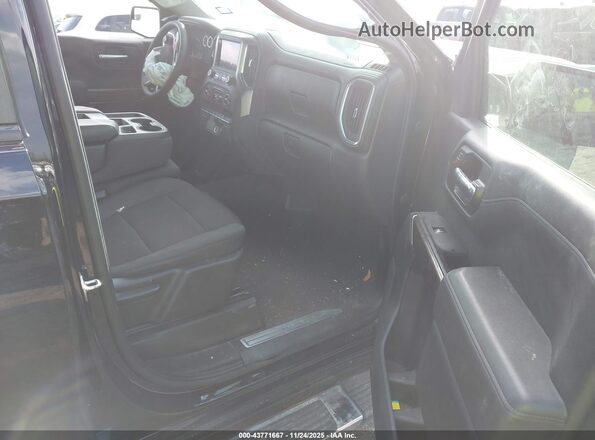 3GCPWCED6NG179240 2022 CHEVROLET SILVERADO Черный Вид салона спереди