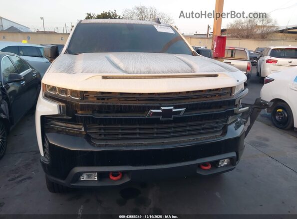 3GCPYFED3KG118077 2019 CHEVROLET SILVERADO White Widok wnętrza z tyłu