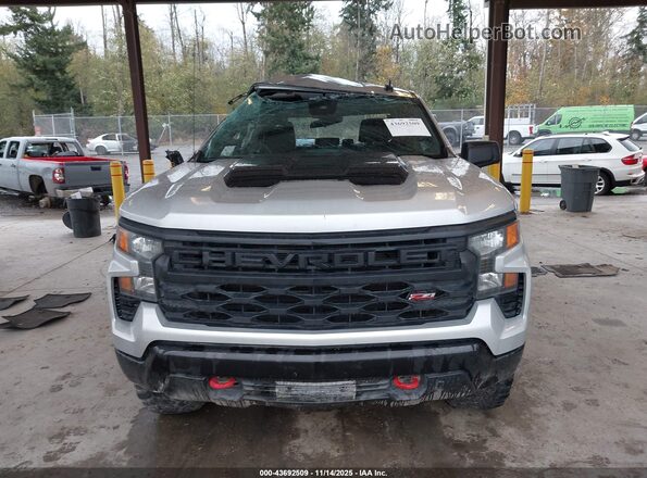 3GCUDCET5NG550095 2022 CHEVROLET SILVERADO Silver Widok zestawu wskaźników
