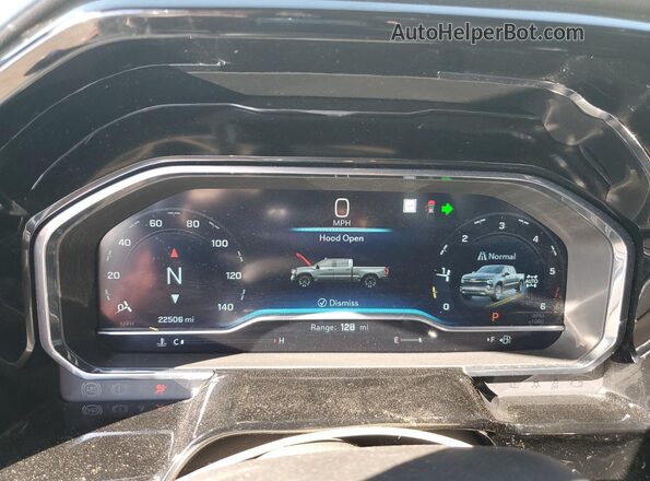 3GCUDDETXNG660971 2022 CHEVROLET SILVERADO White Սարքավորումների վահանակի տեսք