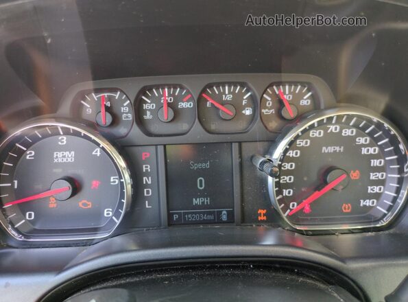 3GCUKPEC1JG107532 2018 CHEVROLET 1500 Серебряный Вид щитка приборов