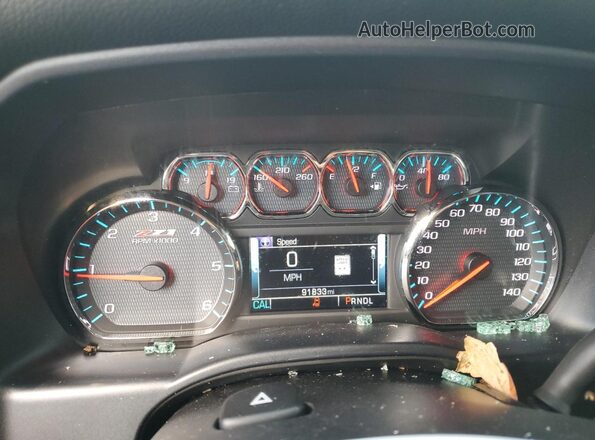 3GCUKREC5HG229977 2017 CHEVROLET SILVERADO Silver Սարքավորումների վահանակի տեսք