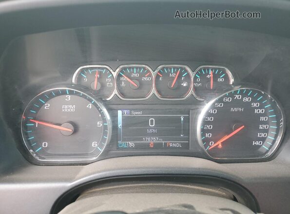 3GCUKREC9JG149586 2018 CHEVROLET SILVERADO White Instrument cluster view